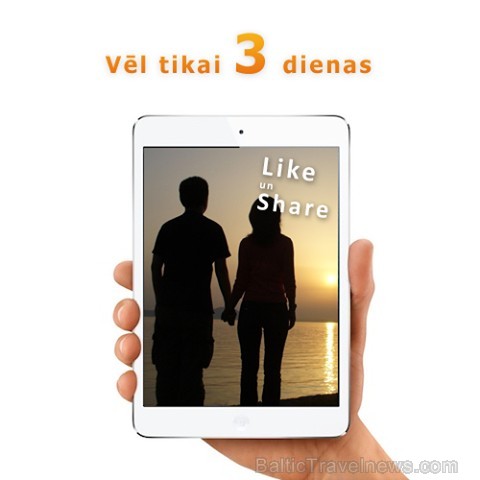 Piedalies Baltijas apdrošināšanas nama un Travelnews.lv sociālo tīklu akcijā, kurā 1. jūlijā tiks izlozēta populārā ceļojuma manta iPad Mini - www.Fb. Piedalies Baltijas apdrošināšanas nama un Travelnews.lv sociālo tīklu akcijā, kurā 1. jūlijā tiks izlozēta populārā ceļojuma manta iPad Mini - www.Fb. 97452
