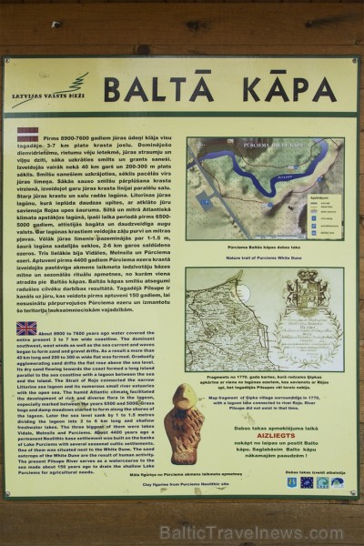 Kāpas apkārtne saista gan ar savu pirmatnējo dabu, gan savu vēsturi, jo te atrasta pirmā akmens laikmeta iedzīvotāju apmetne Latvijas ziemeļrietumu pi Kāpas apkārtne saista gan ar savu pirmatnējo dabu, gan savu vēsturi, jo te atrasta pirmā akmens laikmeta iedzīvotāju apmetne Latvijas ziemeļrietumu pi 119289
