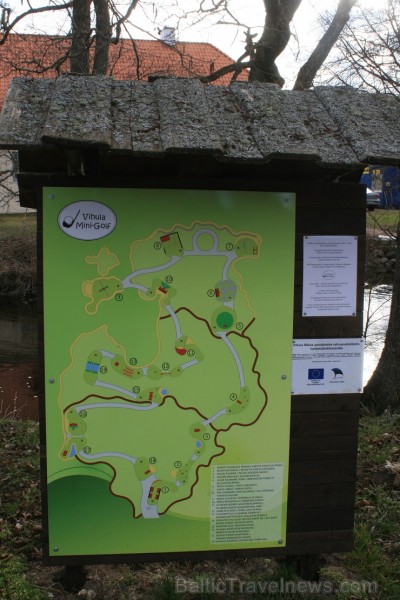 Muižas kompleksa mini golfa laukumā iespējams apceļot Baltijas valstis - www.vihulamanor.com 120674