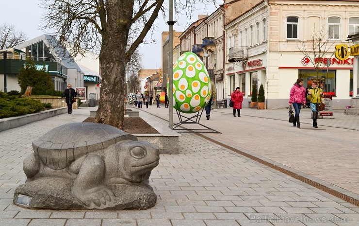 Daugavpilī Rīgas ielā tapusi Lieldienu olu galerija 145692