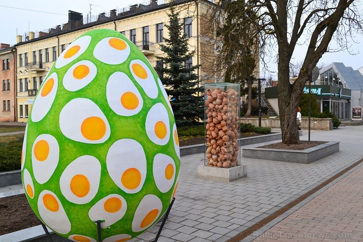 Daugavpilī Rīgas ielā tapusi Lieldienu olu galerija 145693