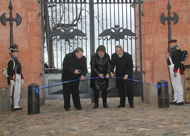 Restaurētās I krasta lunetes svinīga atklāšana Daugavpils cietoksnī 147629