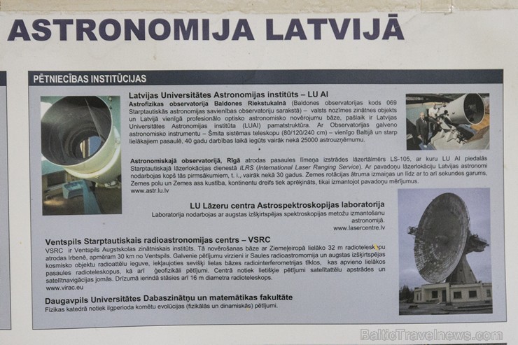 Baldones Šmita teleskops ir lielākais Baltijā un divpadsmitais lielākais šādas sistēmas teleskops pasaulē Baldones Šmita teleskops ir lielākais Baltijā un divpadsmitais lielākais šādas sistēmas teleskops pasaulē 151118