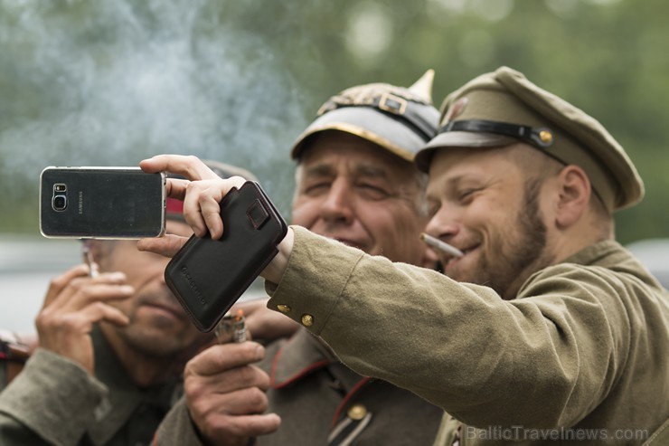 Cēsu kaujas godina ar to rekonstrukciju 177696