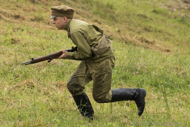 Cēsu kaujas godina ar to rekonstrukciju 177726