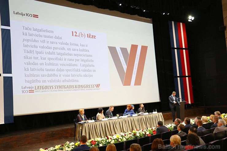 Latgales vēstniecībā GORS izskan pirmās dienas «Latgolys symtgadis kongress», Rēzeknē 5.05.2017 196776