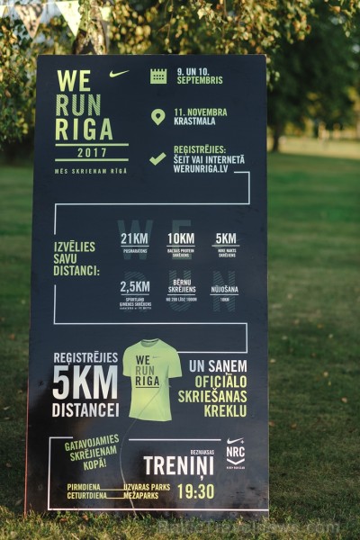 We Run Riga koptreniņā simboliski savienoti abi Daugavas krasti 205779