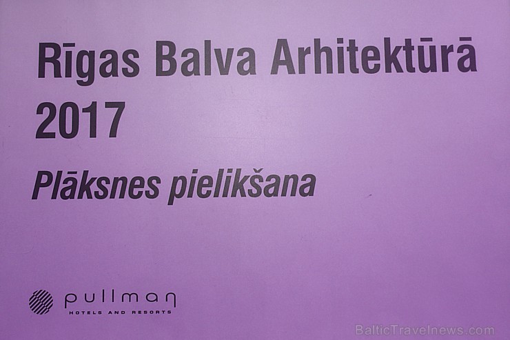 Vecrīgas 5 zvaigžņu viesnīca «Pullman Riga Old Town» 1.02.2018 atklāj Rīgas Arhitektūras balvas plāksni Vecrīgas 5 zvaigžņu viesnīca «Pullman Riga Old Town» 1.02.2018 atklāj Rīgas Arhitektūras balvas plāksni 216411