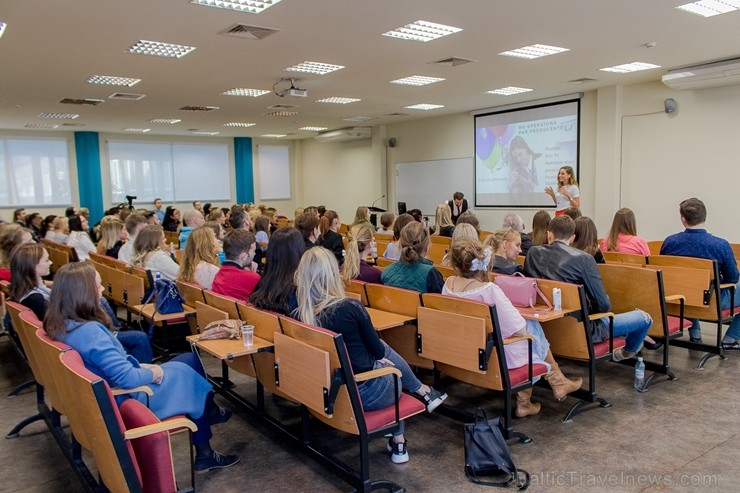 Biznesa augstskolā «Turība» notiek Leldes Lietavietes un Aivja Ceriņa vieslekcija 220909
