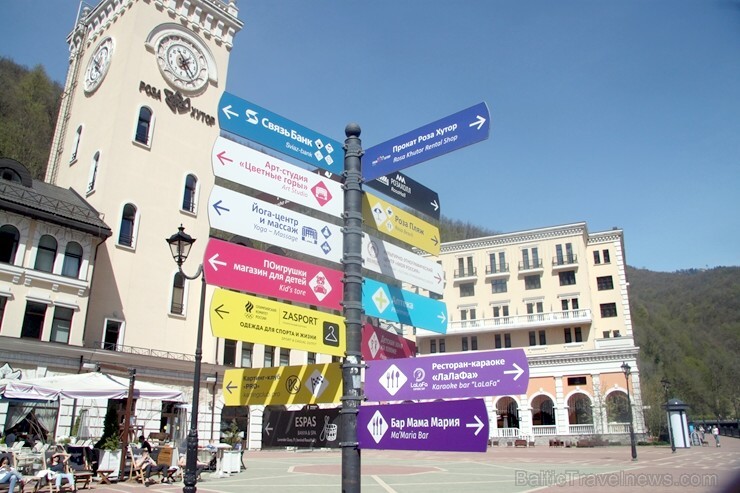 Travelnews.lv iepazīst «Rosa Khutor» pilsētiņu - kūrortu Sočos 221109