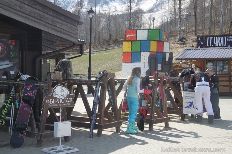 Travelnews.lv izbauda Soču kalnu ainavas no «Rosa Khutor» slēpošanas trasēm 222612