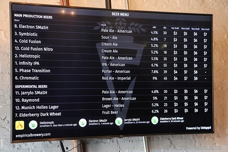 Travelnews.lv apmeklē alus brūzi «Empirical Brewery» un picēriju «Roots Pizza» Čikāgā. Atbalsta: Finnair 223491