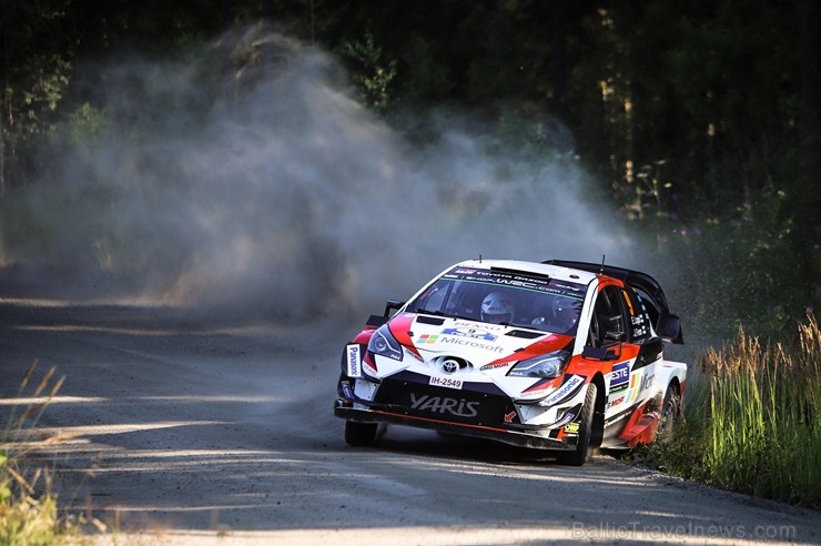 Somijas rallijā Neste Rally Finland 2018 aktīvi cīnās par uzvaru. Foto: Gatis Smudzis 229309