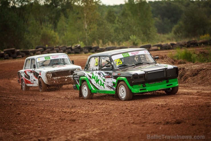 Aizraujoši aizvada Latvijas rallijkrosa piekto posmu 230974