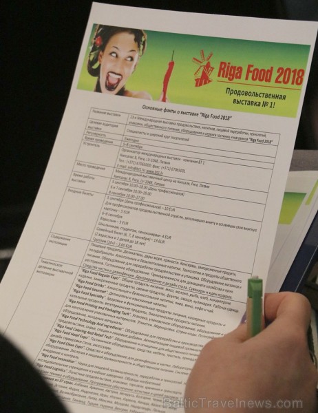 No 5. līdz 8.septembrim ieplāno plašāko pārtikas izstādi Baltijas valstīs «Riga Food 2018» 232291
