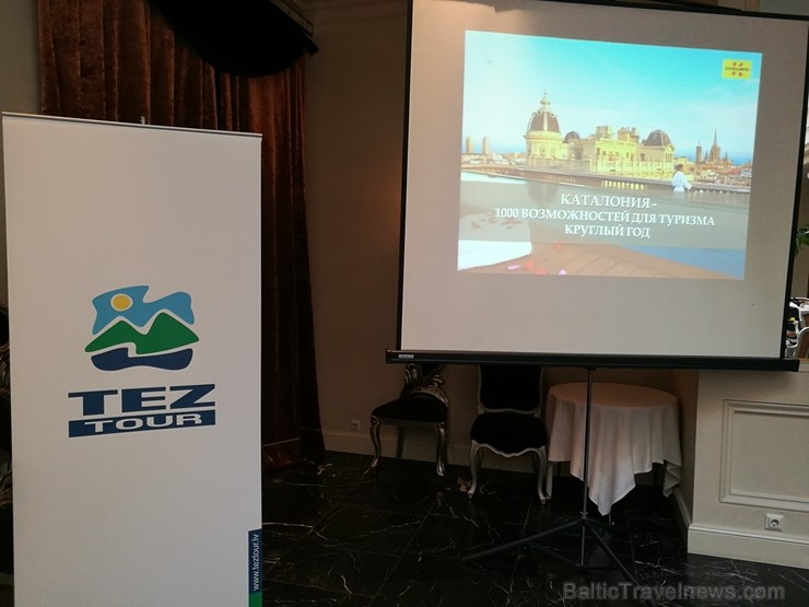 Tūroperators «Tez Tour Latvia» 5 zvaigžņu viesnīcā «Grand Palace Hotel» prezentē Kataloniju kā iekārojamu ceļojumu galamērķi visos gadalaikos Tūroperators «Tez Tour Latvia» 5 zvaigžņu viesnīcā «Grand Palace Hotel» prezentē Kataloniju kā iekārojamu ceļojumu galamērķi visos gadalaikos 234541