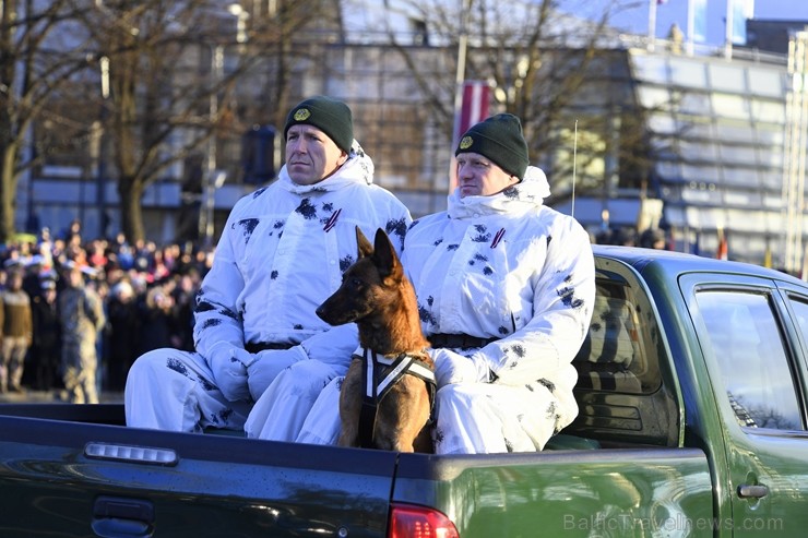 Militārajā parādē piedalījās aptuveni 1700 karavīri, zemessargi, policisti, robežsargi, ugunsdzēsēji un jaunsargi. Par godu Latvijas valsts neatkarība 238695