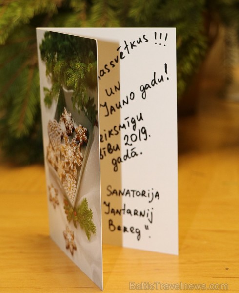 Jantarnij Bereg, Paldies par Ziemassvētku un Jaungada apsveikumu! 242098