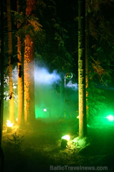 Mazsalacā, Skaņākalna dabas parkā, Ziemassvētku pasakumā Mazsalacā, Skaņākalna dabas parkā, Ziemassvētku pasakumā