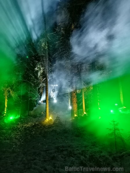Mazsalacā, Skaņākalna dabas parkā, Ziemassvētku pasakumā Mazsalacā, Skaņākalna dabas parkā, Ziemassvētku pasakumā