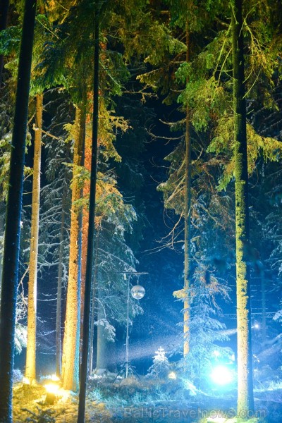 Mazsalacā, Skaņākalna dabas parkā, Ziemassvētku pasakumā Mazsalacā, Skaņākalna dabas parkā, Ziemassvētku pasakumā