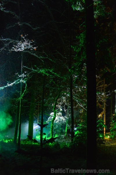 Mazsalacā, Skaņākalna dabas parkā, Ziemassvētku pasakumā Mazsalacā, Skaņākalna dabas parkā, Ziemassvētku pasakumā