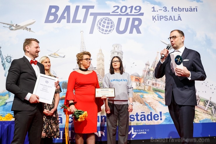 BALTTOUR.LV: Tūrismā izstādē «Balttour 2019» nosaka «GADA CILVĒKS TŪRISMĀ 2018» laureātus. Vairāk foto: Tn.lv/foto/ BALTTOUR.LV: Tūrismā izstādē «Balttour 2019» nosaka «GADA CILVĒKS TŪRISMĀ 2018» laureātus. Vairāk foto: Tn.lv/foto/ 244683