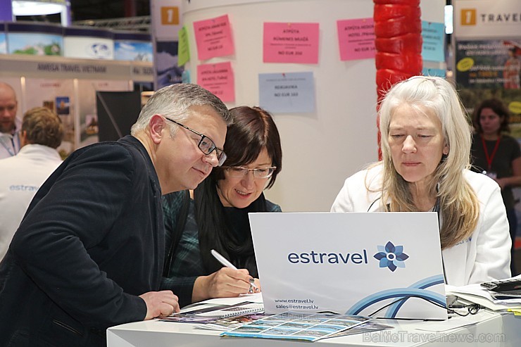 Tūrisma profesionāļi trīs dienas pulcējas izstādē «Balttour 2019».  Vairāk foto: Tn.lv/foto/ 244990
