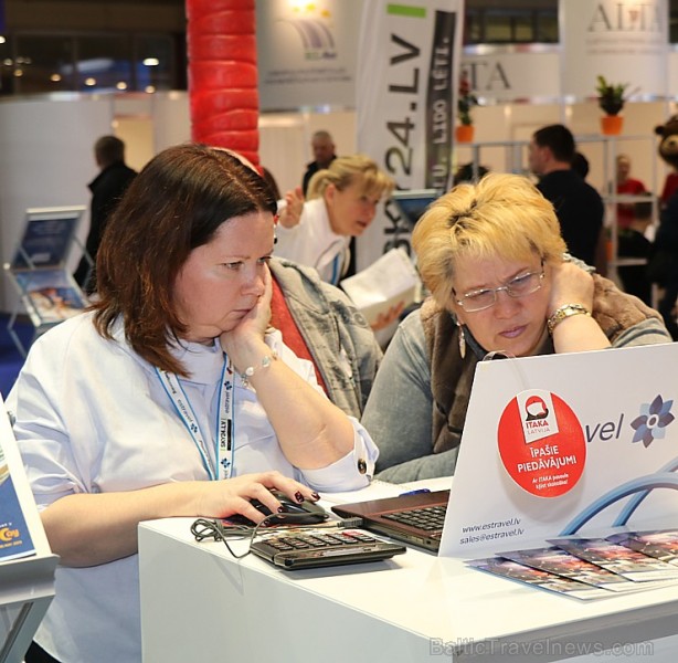 Tūrisma profesionāļi trīs dienas pulcējas izstādē «Balttour 2019».  Vairāk foto: Tn.lv/foto/ 244992