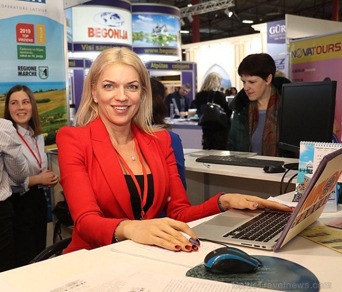 Tūrisma profesionāļi trīs dienas pulcējas izstādē «Balttour 2019».  Vairāk foto: Tn.lv/foto/ 244997