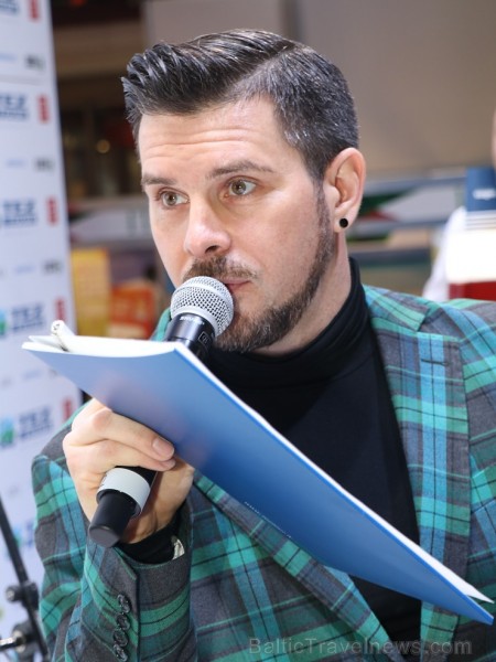 Tūrisma profesionāļi trīs dienas pulcējas ikgadējā izstādē «Balttour 2019». Vairāk foto: Tn.lv/foto/ 245048