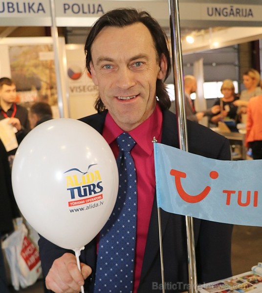 Tūrisma profesionāļi trīs dienas pulcējas ikgadējā izstādē «Balttour 2019». Vairāk foto: Tn.lv/foto/ 245053