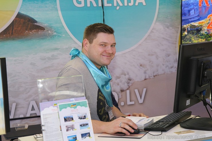 Tūrisma profesionāļi trīs dienas pulcējas ikgadējā izstādē «Balttour 2019». Vairāk foto: Tn.lv/foto/ 245070