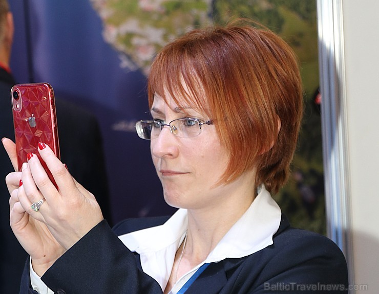 Tūrisma profesionāļi trīs dienas pulcējas ikgadējā izstādē «Balttour 2019». Vairāk foto: Tn.lv/foto/ 245114