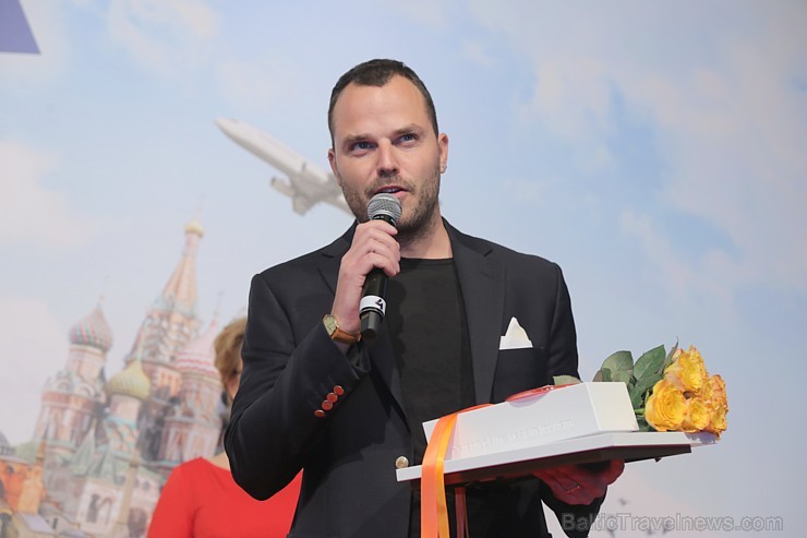 Sveicam «GADA CILVĒKS TŪRISMĀ 2018» laureātus tūrisma izstādē «Balttour 2019». Foto: Rojs Maizītis Sveicam «GADA CILVĒKS TŪRISMĀ 2018» laureātus tūrisma izstādē «Balttour 2019». Foto: Rojs Maizītis 246642