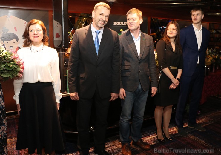 Prāmju kompānija «Tallink Grupp» uz «Romantika» klāja svin 30 gadu jubileju un 13 gadus Latvijā 250649