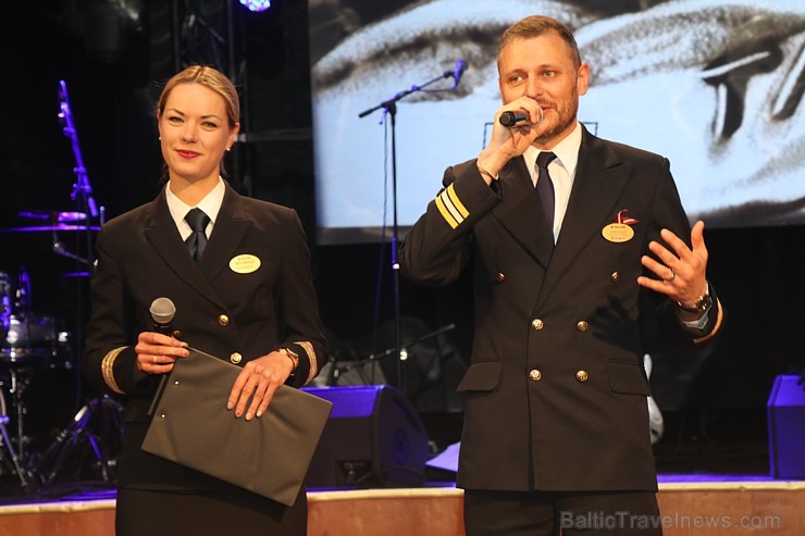 Prāmju kompānija «Tallink Grupp» uz «Romantika» klāja svin 30 gadu jubileju un 13 gadus Latvijā 250651