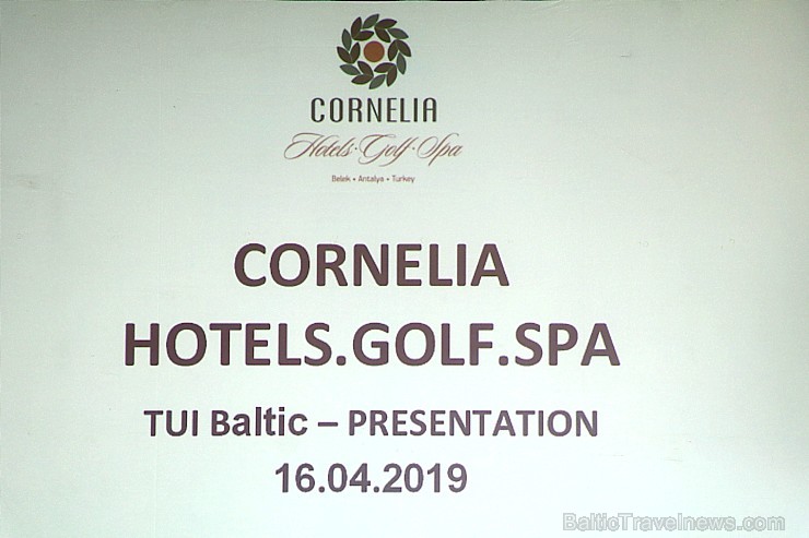 «TUI Latvia» brokastu gaisotnē iepazīstina ceļojumu konsultantus ar Turcijas viesnīcu «Cornelia Deluxe Golf Resort Hotel» «TUI Latvia» brokastu gaisotnē iepazīstina ceļojumu konsultantus ar Turcijas viesnīcu «Cornelia Deluxe Golf Resort Hotel» 251905