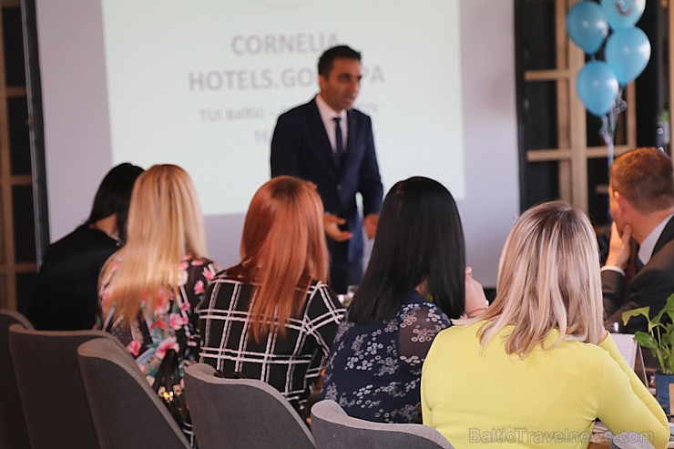 «TUI Latvia» brokastu gaisotnē iepazīstina ceļojumu konsultantus ar Turcijas viesnīcu «Cornelia Deluxe Golf Resort Hotel» «TUI Latvia» brokastu gaisotnē iepazīstina ceļojumu konsultantus ar Turcijas viesnīcu «Cornelia Deluxe Golf Resort Hotel» 251921