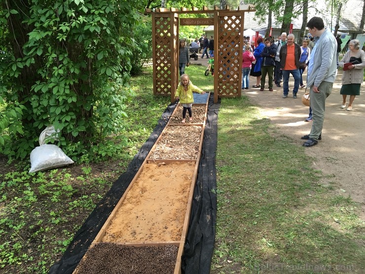 Latvijas Etnogrāfiskajā brīvdabas muzejā no 1. līdz 2. jūnijam jau 49. rīkoja Latviešu tautas lietišķās mākslas darinājumu Gadatirgu, kas pulcēja Latv 256174