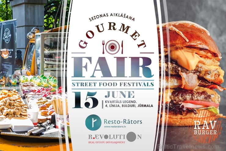 Jūrmalas Street-Food festivāls Gourmet Fair norisināsies 15.06.2019 no plkst. 12:00 līdz 18:00 ar plašu aktivitāšu programmu Jūrmalas Street-Food festivāls Gourmet Fair norisināsies 15.06.2019 no plkst. 12:00 līdz 18:00 ar plašu aktivitāšu programmu 256777
