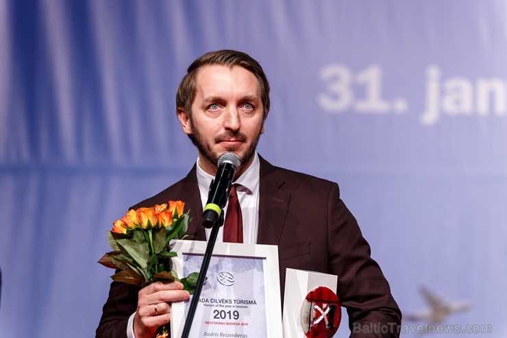 «Gada Cilvēks Tūrismā 2019» «RESTORĀNA VADĪTĀJS 2019» - Andris Reizenbergs, «Balzambārs». Foto: Andrejs Terentjevs «Gada Cilvēks Tūrismā 2019» «RESTORĀNA VADĪTĀJS 2019» - Andris Reizenbergs, «Balzambārs». Foto: Andrejs Terentjevs 276382