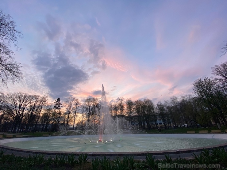 Daugavpilī ieslēgta pilsētas galvenā strūklaka Dubrovina parkā 282313