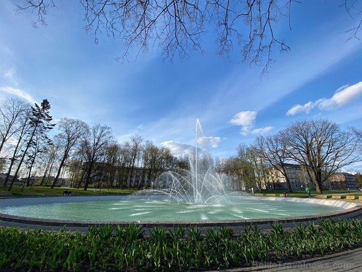 Daugavpilī ieslēgta pilsētas galvenā strūklaka Dubrovina parkā 282316