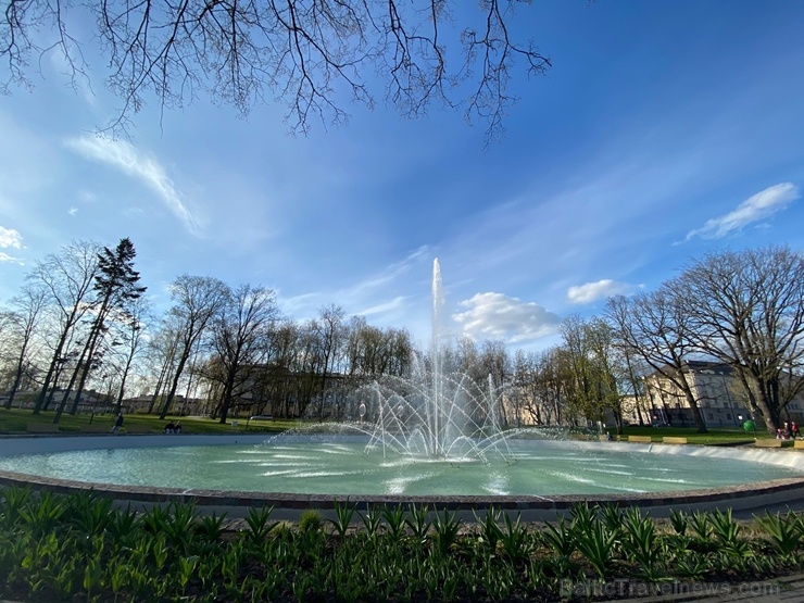 Daugavpilī ieslēgta pilsētas galvenā strūklaka Dubrovina parkā 282317