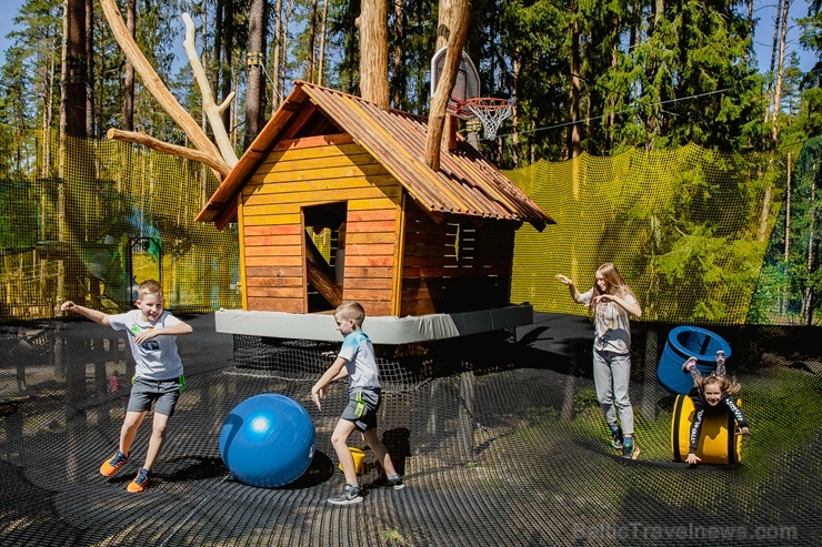 LVM dabas parkā Tērvetē atvērts Tarzāna parks un tīklu parks 283317
