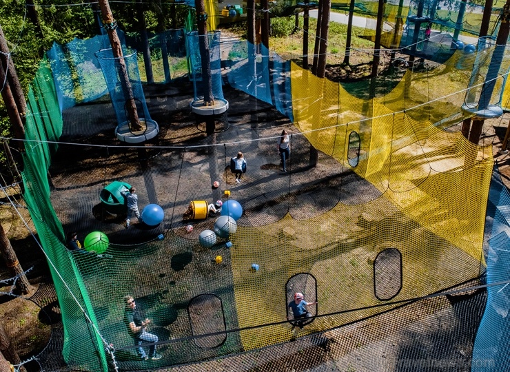 LVM dabas parkā Tērvetē atvērts Tarzāna parks un tīklu parks 283319