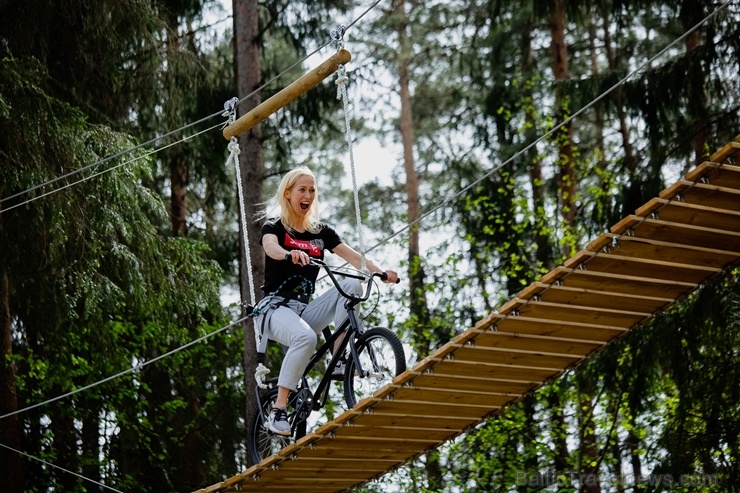 LVM dabas parkā Tērvetē atvērts Tarzāna parks un tīklu parks 283340