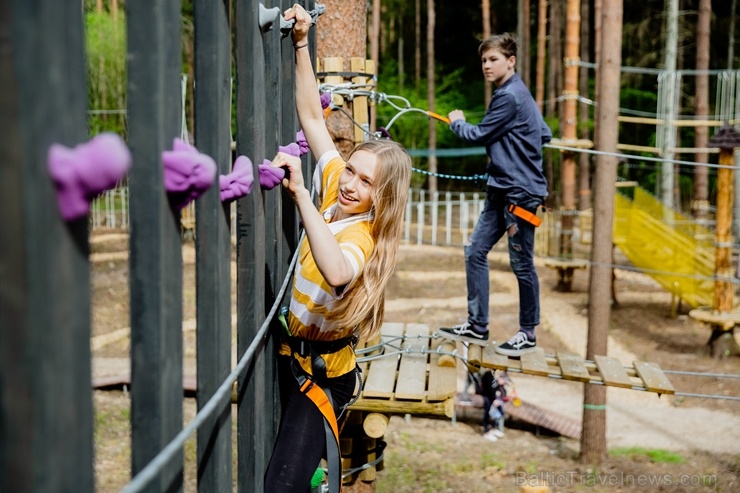 LVM dabas parkā Tērvetē atvērts Tarzāna parks un tīklu parks 283343