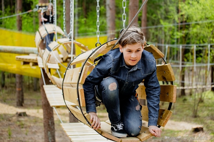LVM dabas parkā Tērvetē atvērts Tarzāna parks un tīklu parks 283344